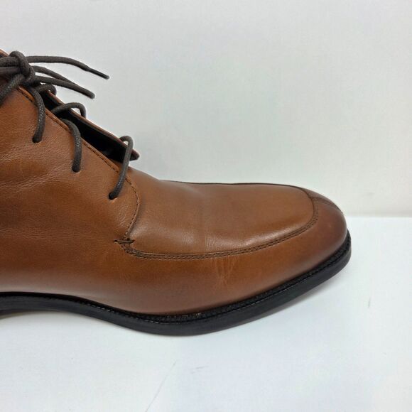Cole Haan C28530 Grand.o\'s Mens Brown Leather Split Moc Toe Chukka Boots US 12 M main image 6